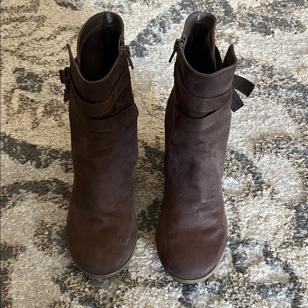 American Eagle Outfitters Dark Brown Ankle Booties